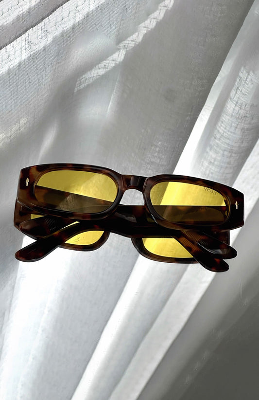 Nish Sunglasses Tort/Yellow