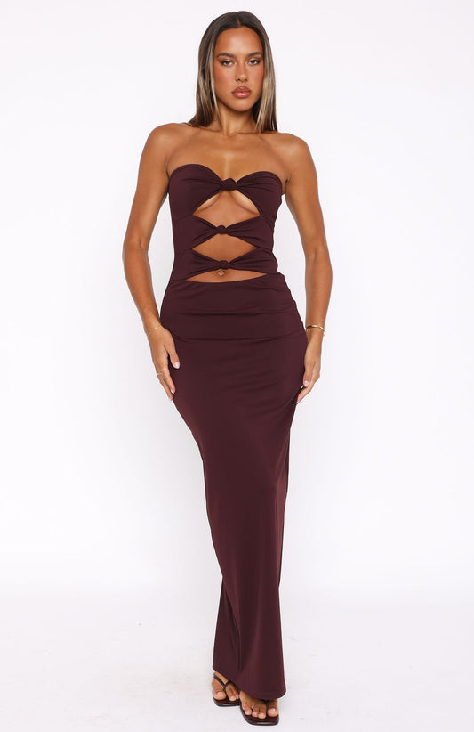Life After Love Maxi Dress Chocolate