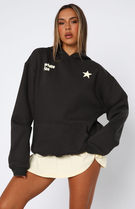 From The Archives Charli Oversized Hoodie Charcoal