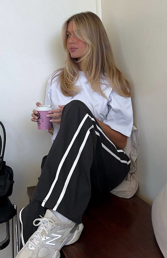 Make Me Promises Pants Charcoal