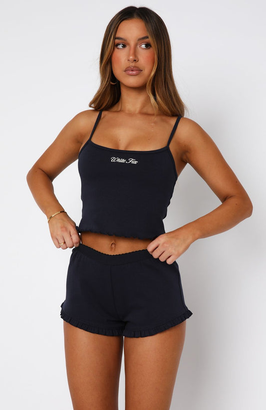 Love Matters Pyjama Top Navy