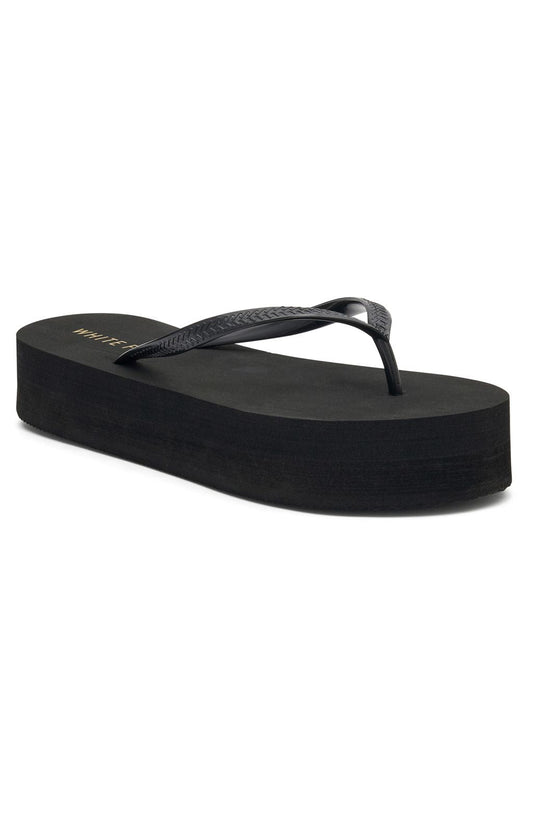 Melody Platfrom Thong Sandals Black