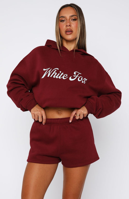 The Good Life Lounge Shorts Burgundy