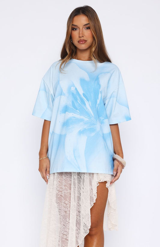 Most Loved Oversized Tee Blue