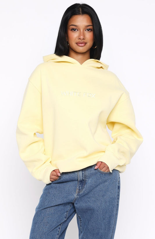 Stay Lifted Oversized Hoodie Lemon
