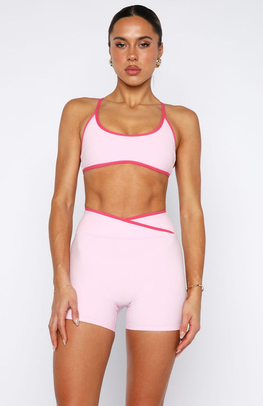 Relentless Sports Bra Marshmallow/Pink