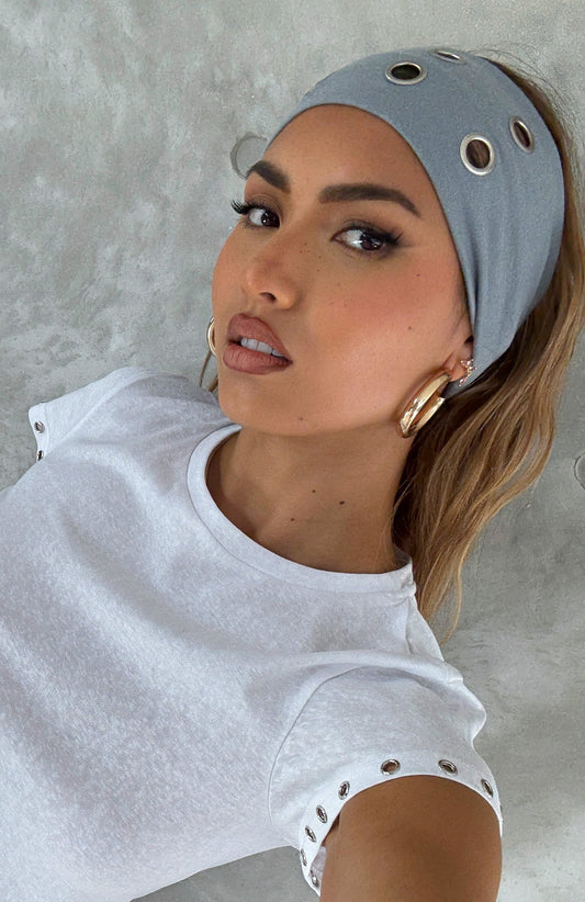 Bronwyn Headband Grey