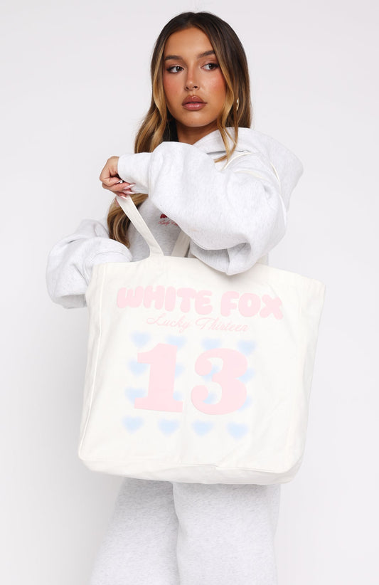 Lucky Thirteen Charise Tote Bag Off White
