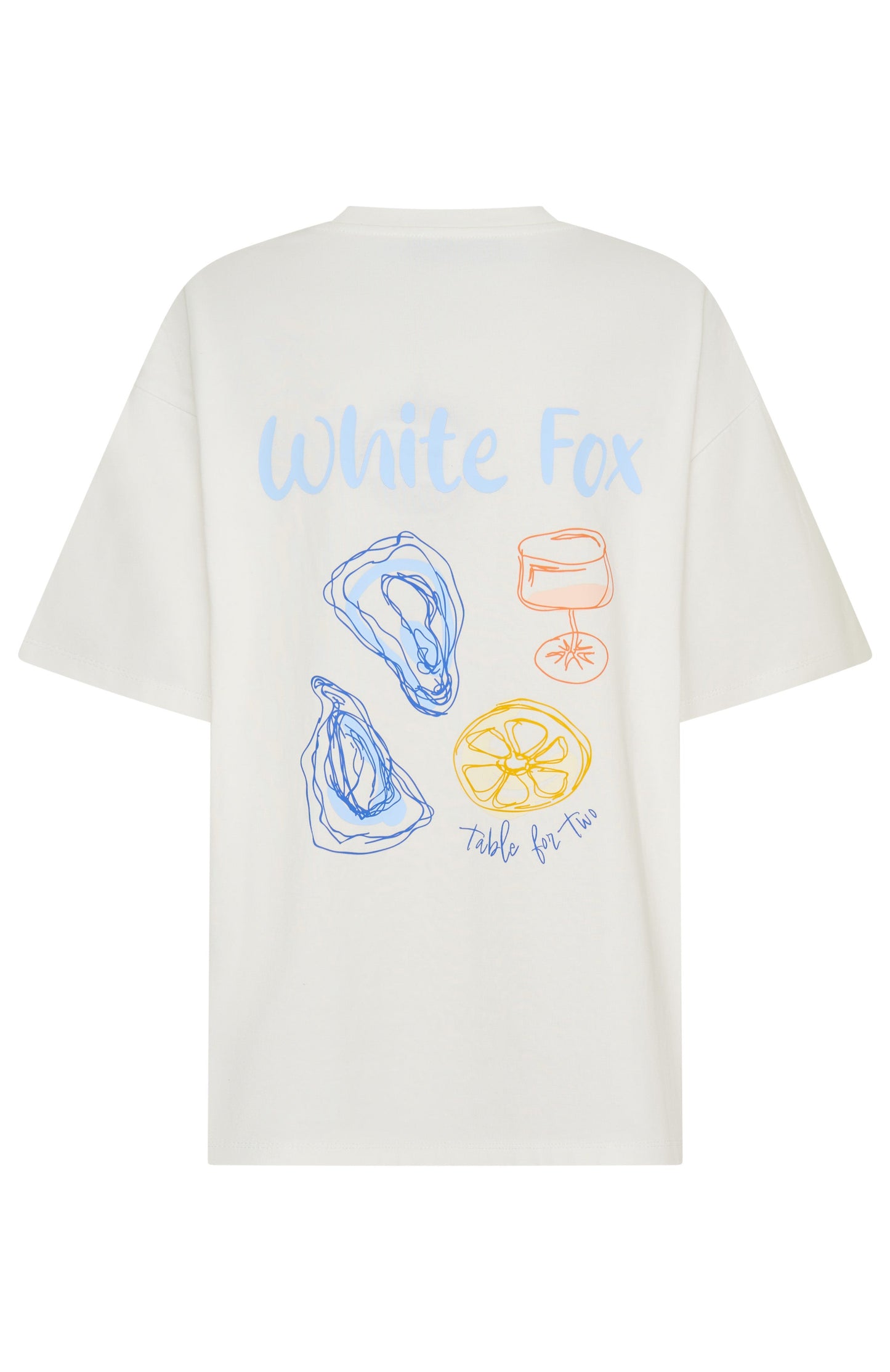 Mykonos Mindset Oversized Tee White