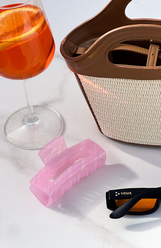 Brandi Hair Clip Pink