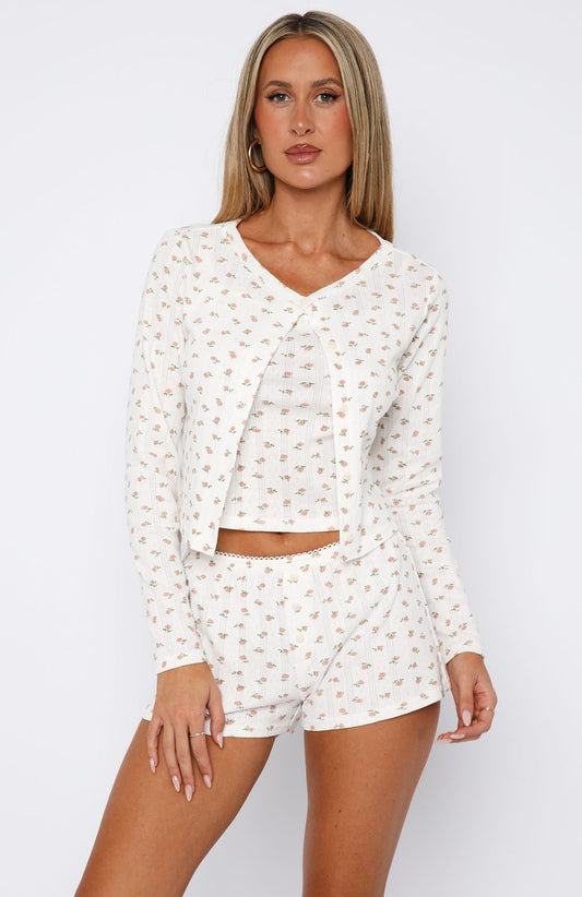 Love Letters Long Sleeve Top Peach Blossom