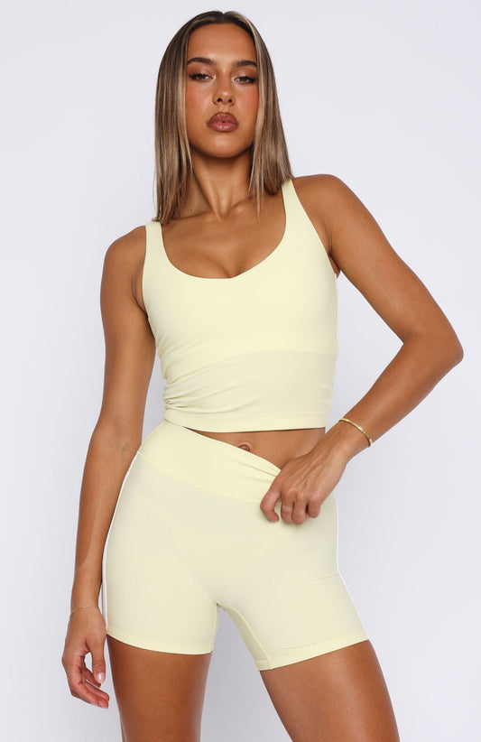 Balance Sports Crop Lemon