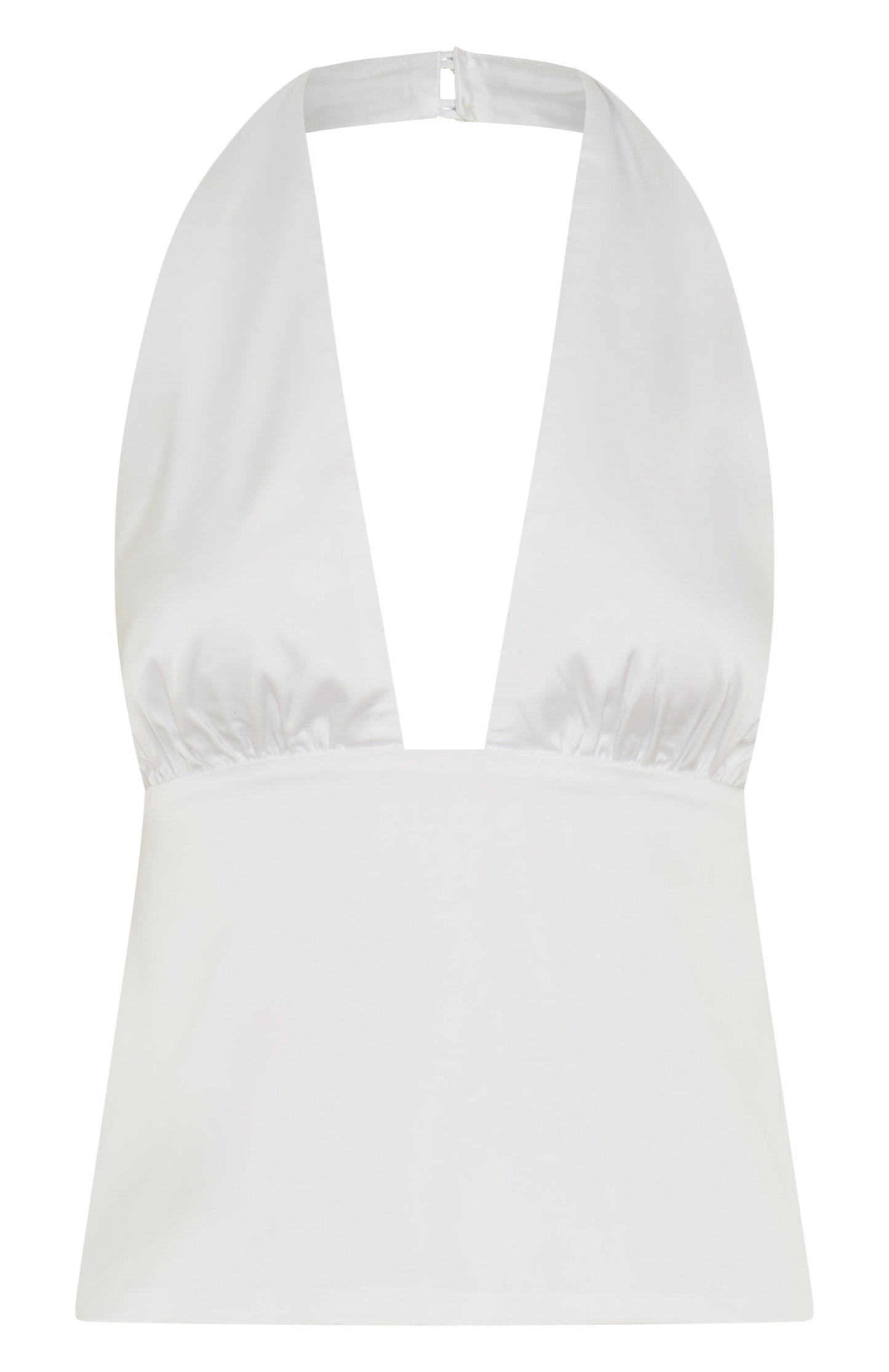 Here For Me Halter Top White