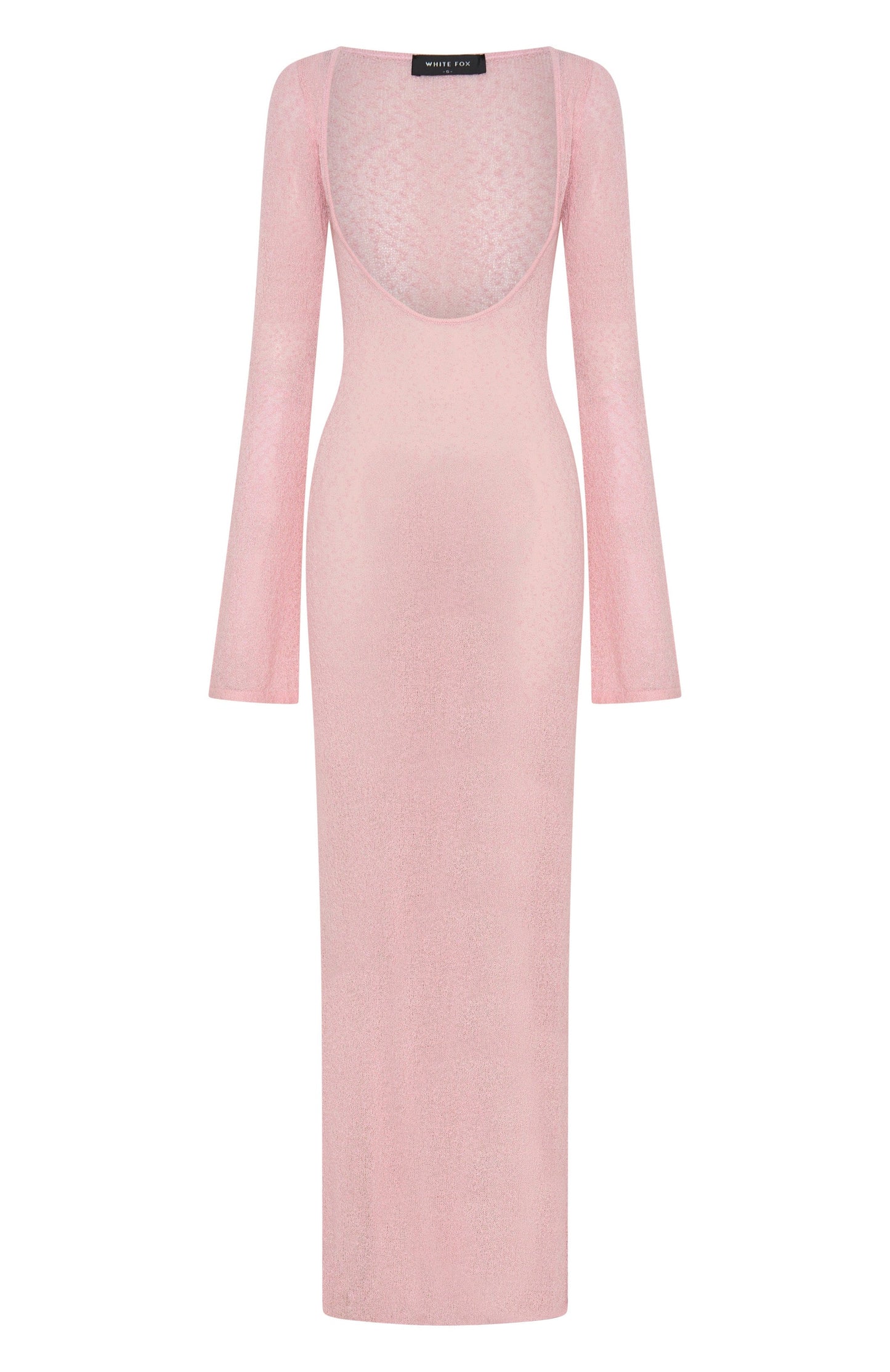 Malta Mermaids Long Sleeve Maxi Dress Blush Pink